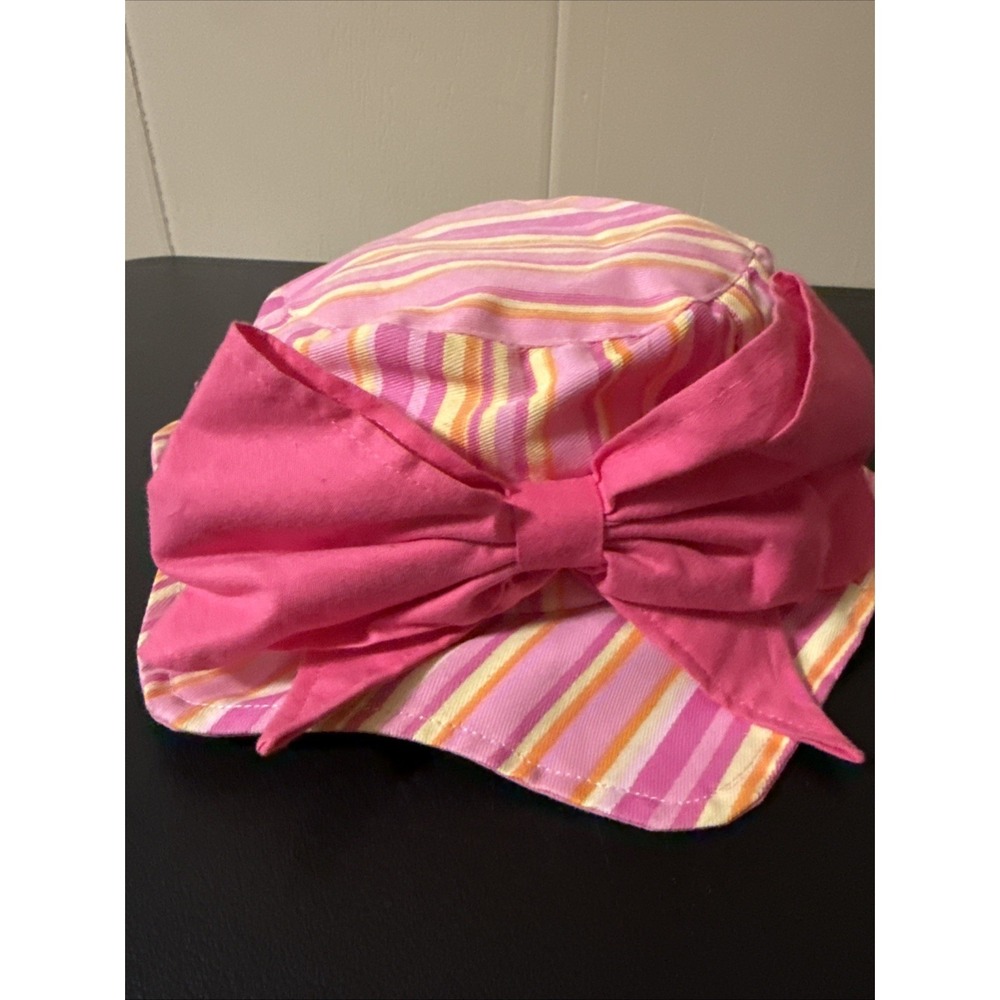 Jamie Rae 12 Month Baby Sun Hat With Straps. NWT Mark On Top